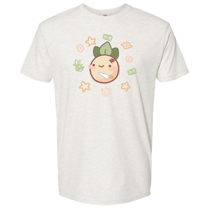 Turnip Boy Canvas Unisex T-Shirt Oatmeal